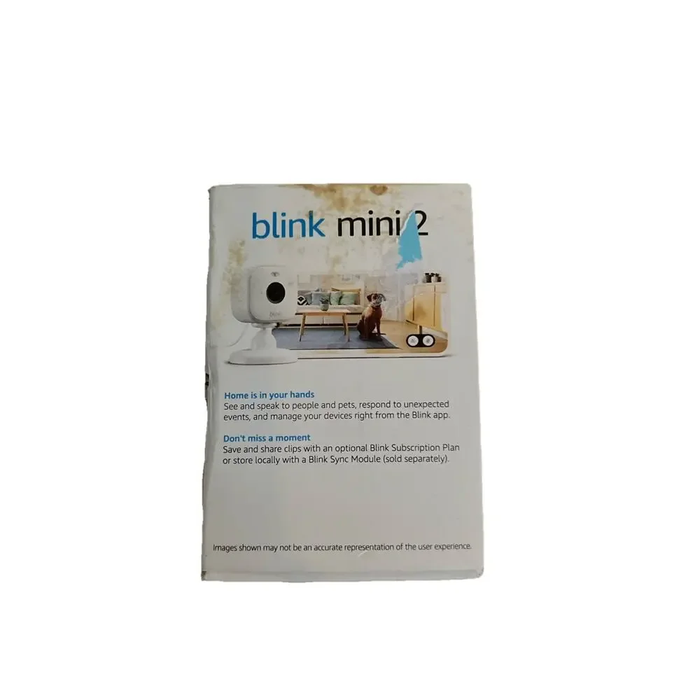 NEW Blink Mini 2 Indoor and Outdoor Plug-in smart security camera HD night